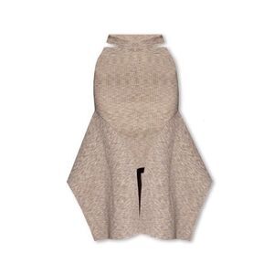 CULT GAIA  Dominique Ribbed Skirt Midi Cut Outs Canyon‎ Tan Medium